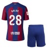 Officiële Voetbalshirt + Korte Broek FC Barcelona Balde 28 Thuis 2023-24 - Kids